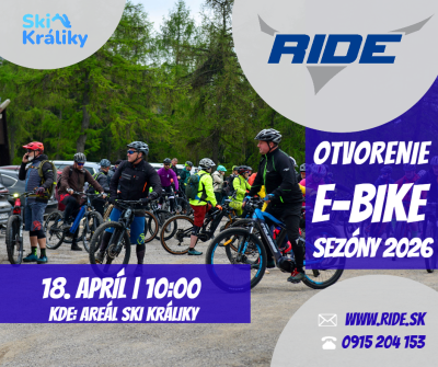 OTVORENIE E-BIKE SEZÓNY 2026